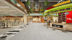 多角度分析农贸市场效果图