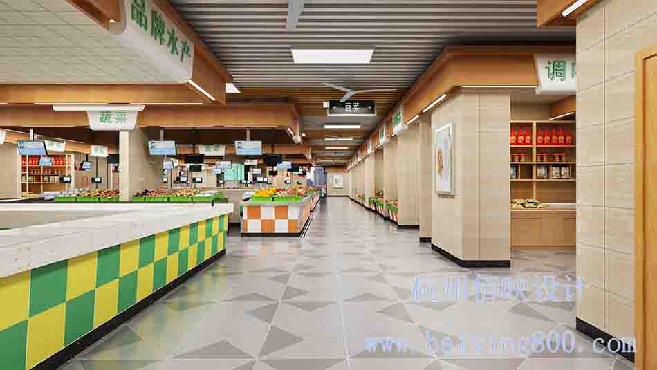 贵州农贸市场设计效果图