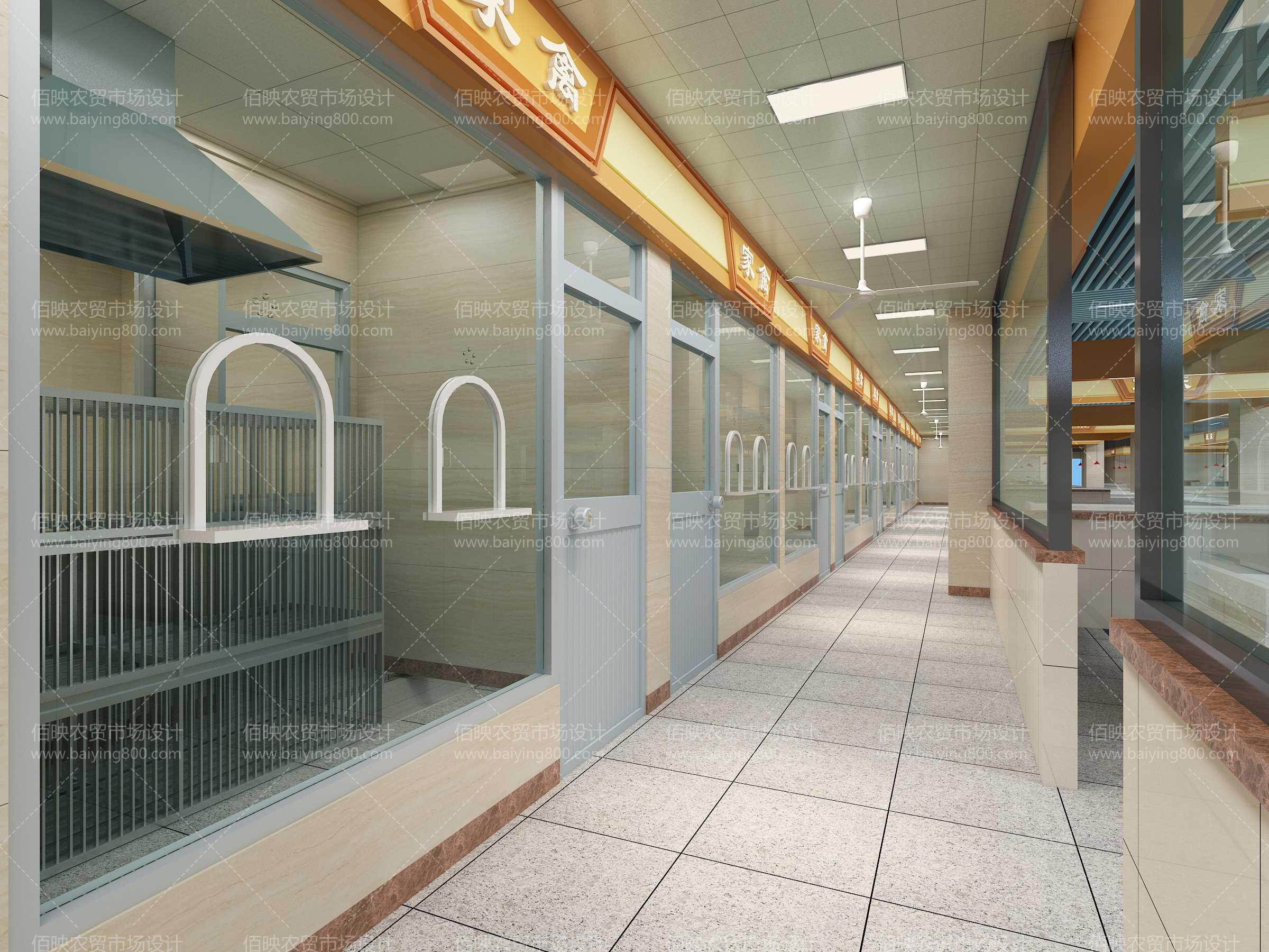 农贸市场设计柜台分类设计要领