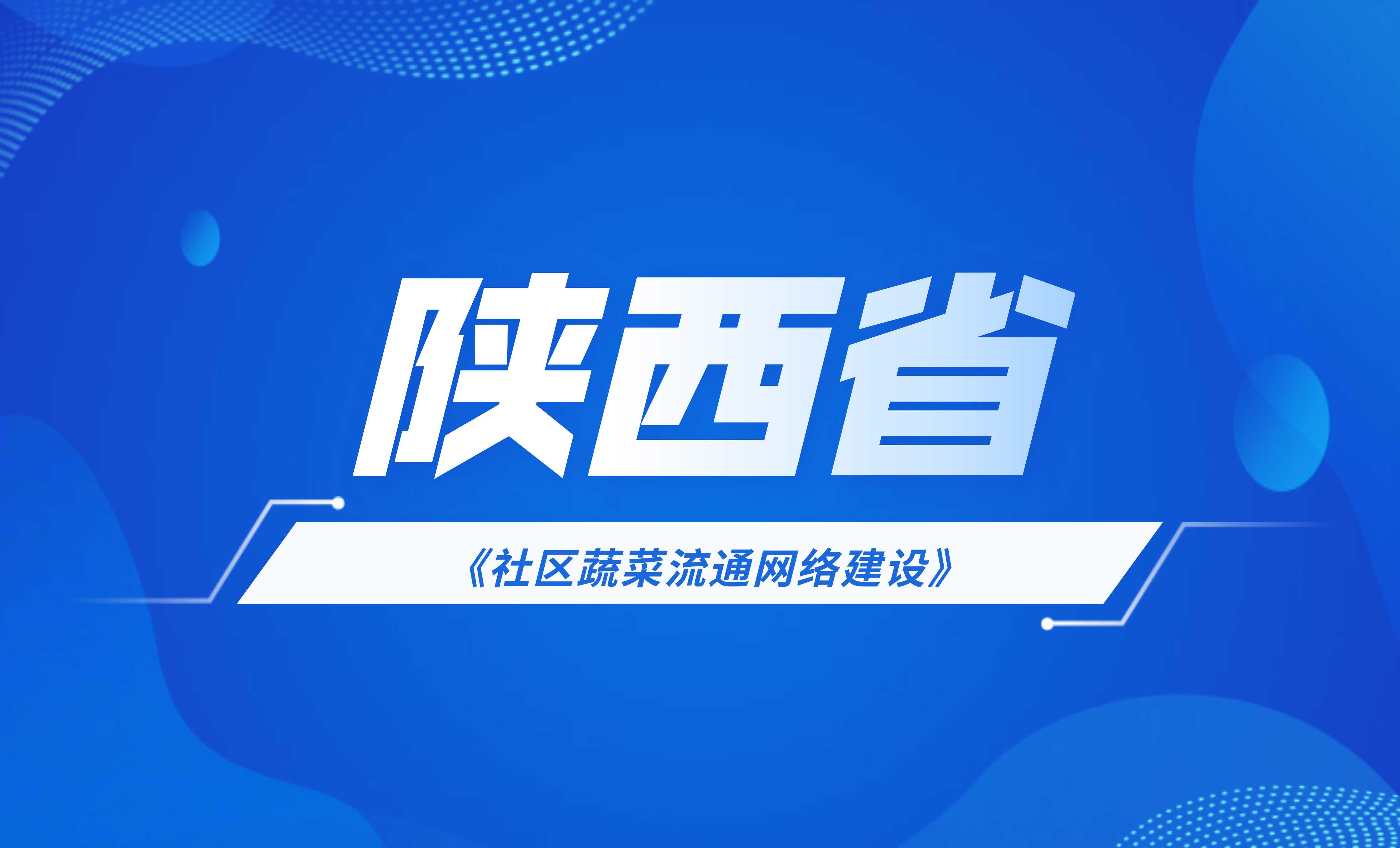 陕西省社区菜市场流通网络建设