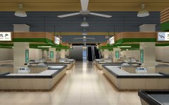 农贸市场改造项目-消防分区与疏散通划分