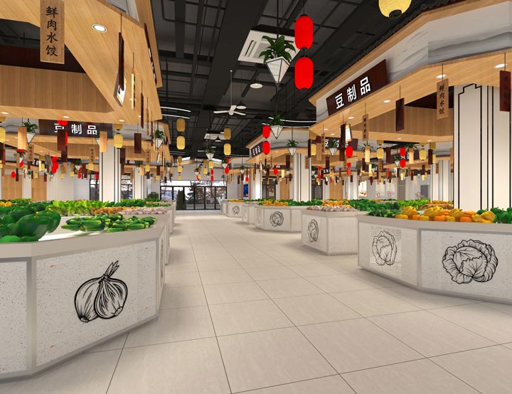 菜市场如何优化摊位布局设计?