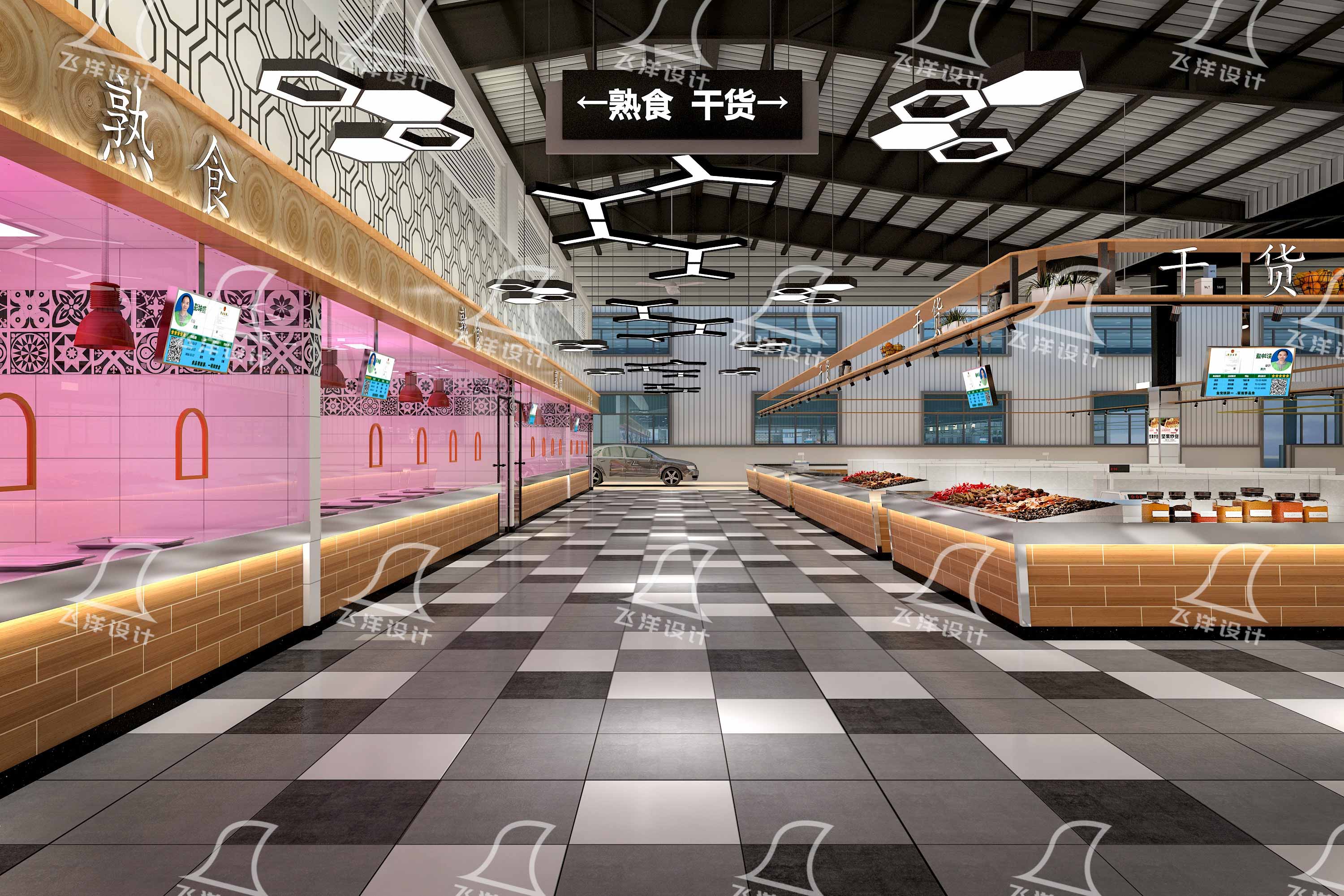 菜市场设计：门头设计的艺术与商业智慧