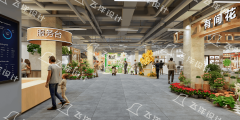 智能菜市场设计场景：不同区域的智慧化功能设